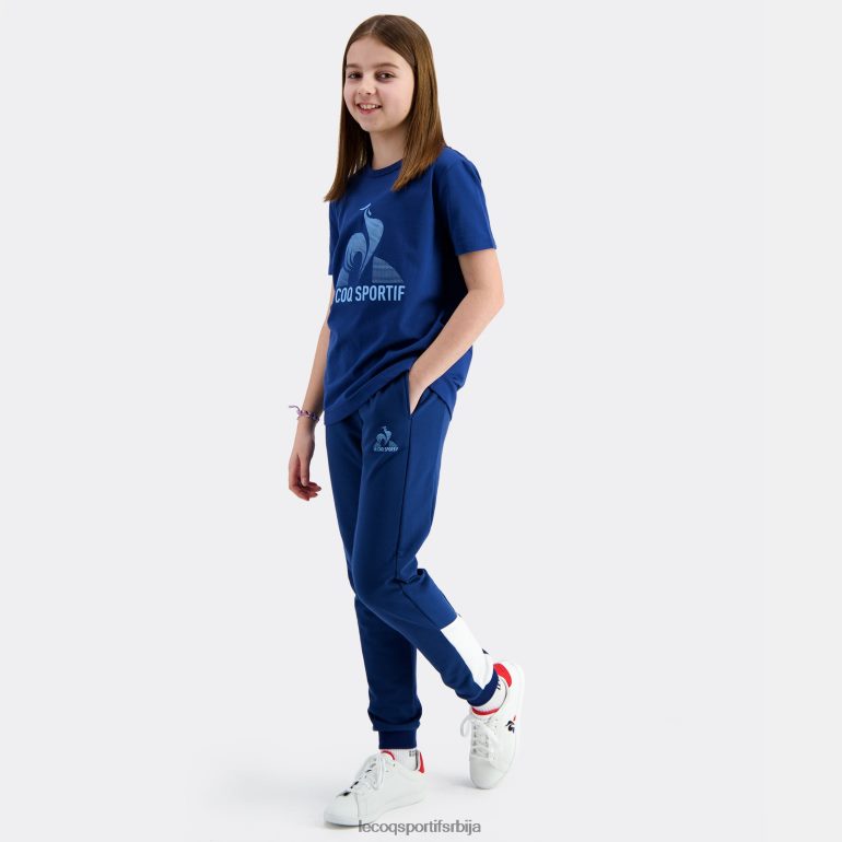 деца Le Coq Sportif мајица плава одећу LVZN2D386