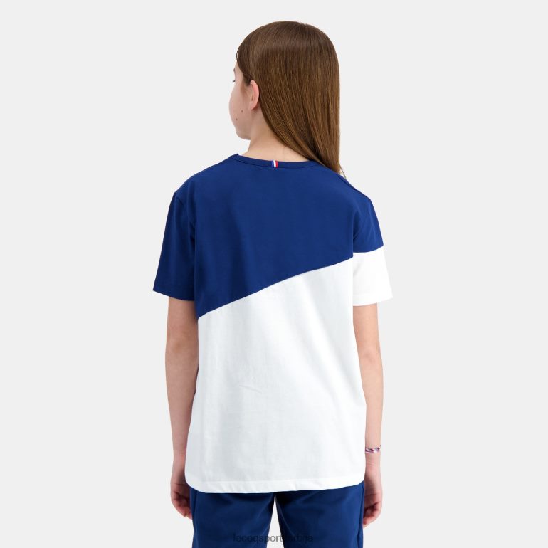 деца Le Coq Sportif мајица бела одећу LVZN2D387