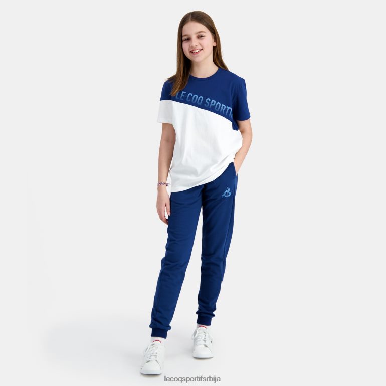 деца Le Coq Sportif мајица бела одећу LVZN2D387