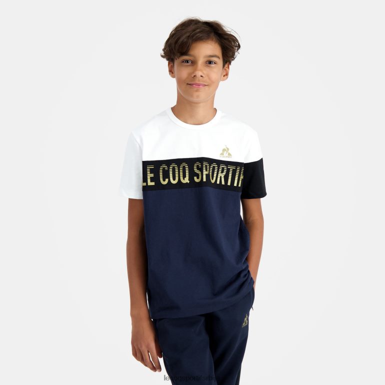 деца Le Coq Sportif мајица плава одећу LVZN2D639