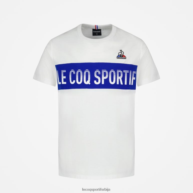 деца Le Coq Sportif мајица бела одећу LVZN2D646