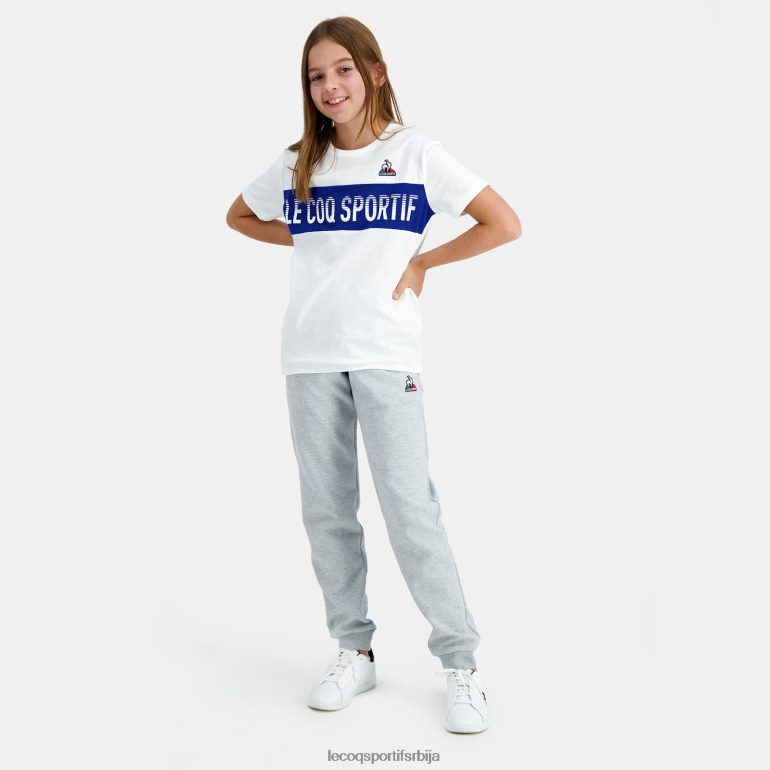 деца Le Coq Sportif мајица бела одећу LVZN2D646