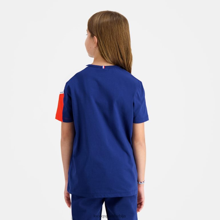 деца Le Coq Sportif мајица плава одећу LVZN2D651