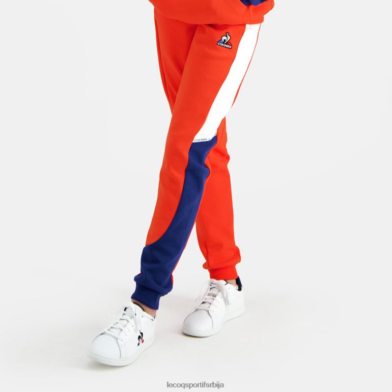 деца Le Coq Sportif панталоне наранџасте одећу LVZN2D642