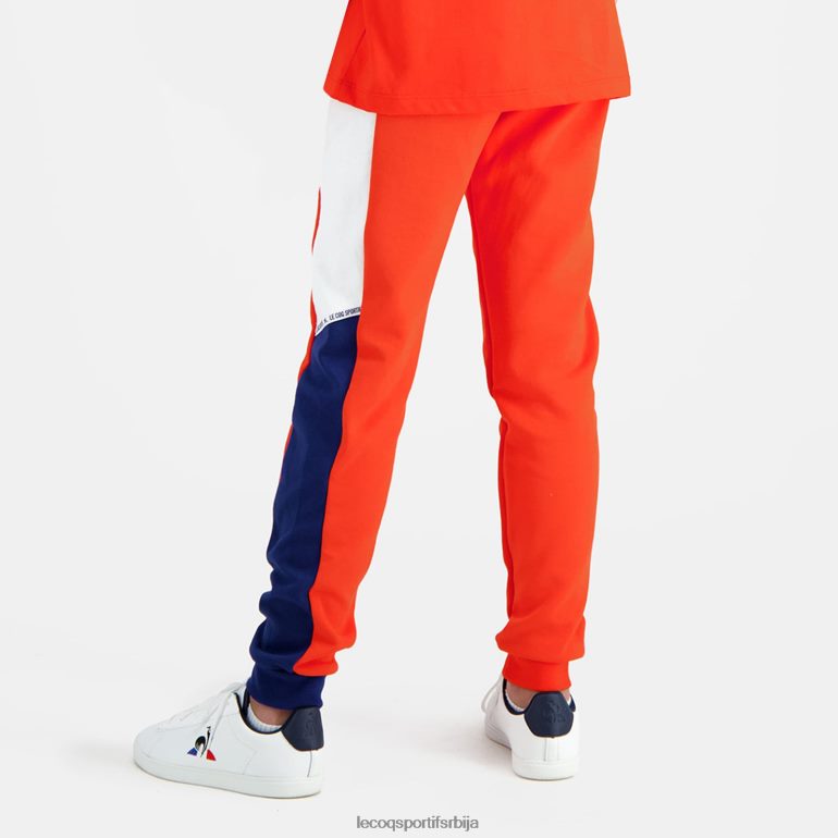 деца Le Coq Sportif панталоне наранџасте одећу LVZN2D642