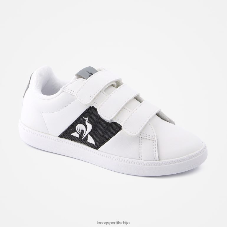 деца Le Coq Sportif ципеле цоуртцлассиц 2 тоне беле ципеле LVZN2D686