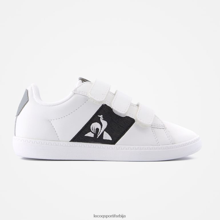 деца Le Coq Sportif ципеле цоуртцлассиц 2 тоне беле ципеле LVZN2D686