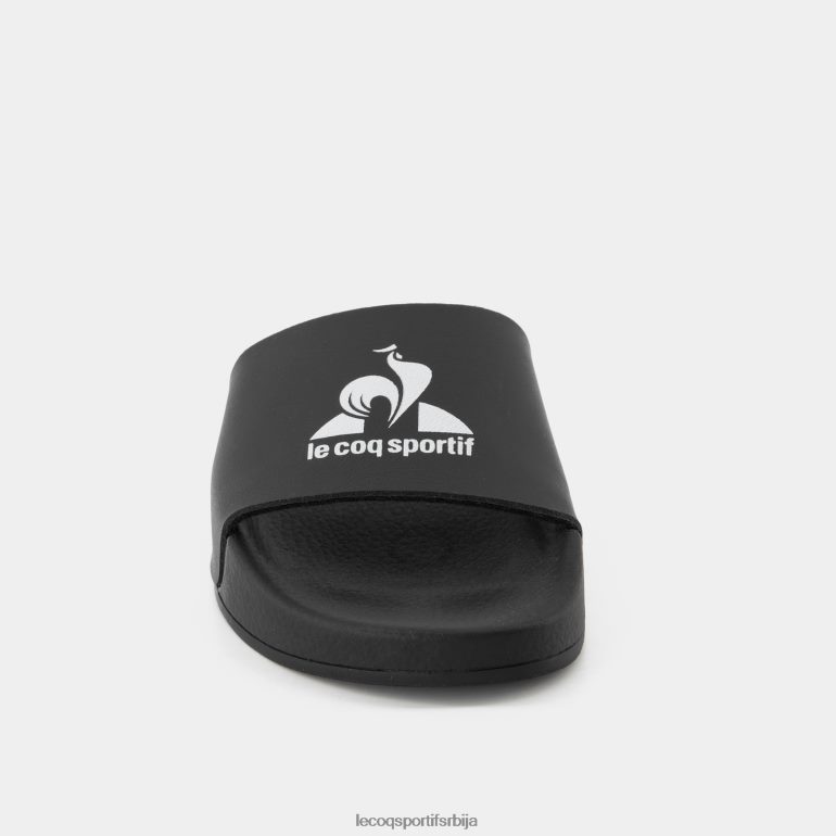 деца Le Coq Sportif слајдови направљени у француској црној боји ципеле LVZN2D426