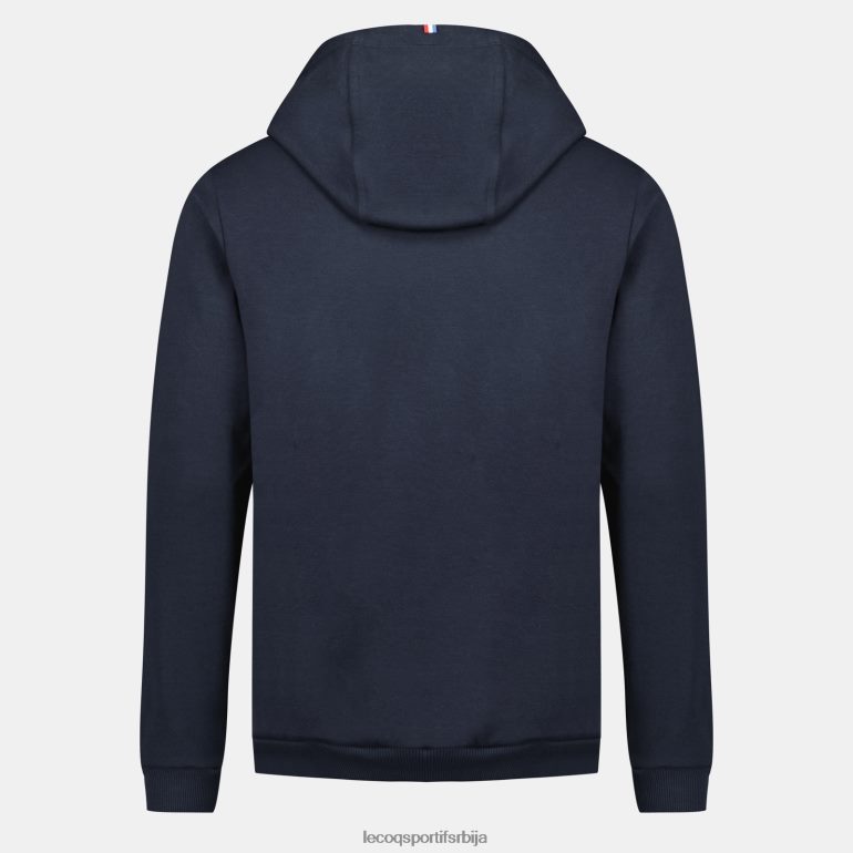 мушкарци Le Coq Sportif дуксерица са капуљачом плава одећу LVZN2D11