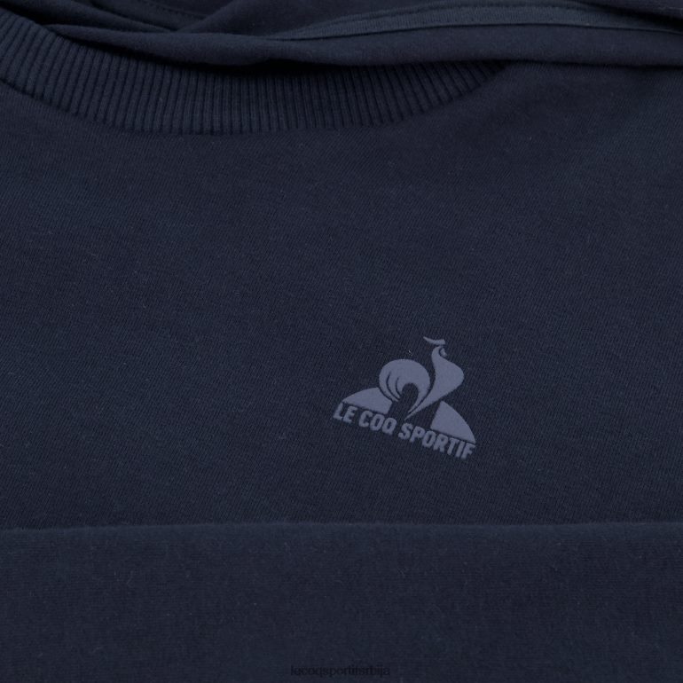 мушкарци Le Coq Sportif дуксерица са капуљачом плава одећу LVZN2D11