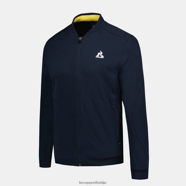 мушкарци Le Coq Sportif дуксерица плава са патентним затварачем одећу LVZN2D19