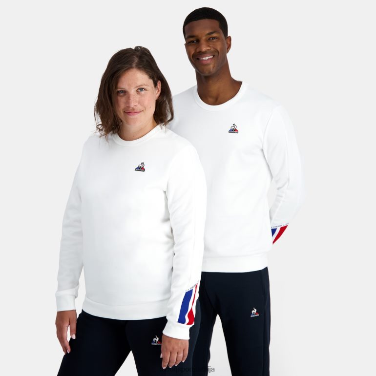 мушкарци Le Coq Sportif дуксерица бела одећу LVZN2D1