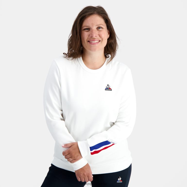 мушкарци Le Coq Sportif дуксерица бела одећу LVZN2D1