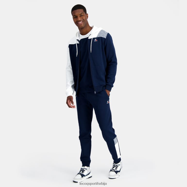 мушкарци Le Coq Sportif дуксерица са капуљачом и плавим патентним затварачем одећу LVZN2D22
