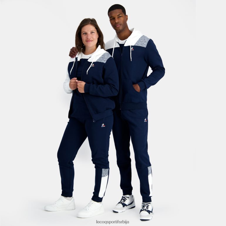 мушкарци Le Coq Sportif дуксерица са капуљачом и плавим патентним затварачем одећу LVZN2D22