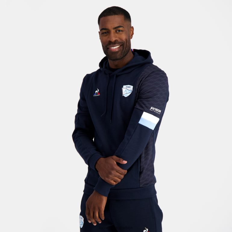 мушкарци Le Coq Sportif дуксерица са капуљачом плава одећу LVZN2D29