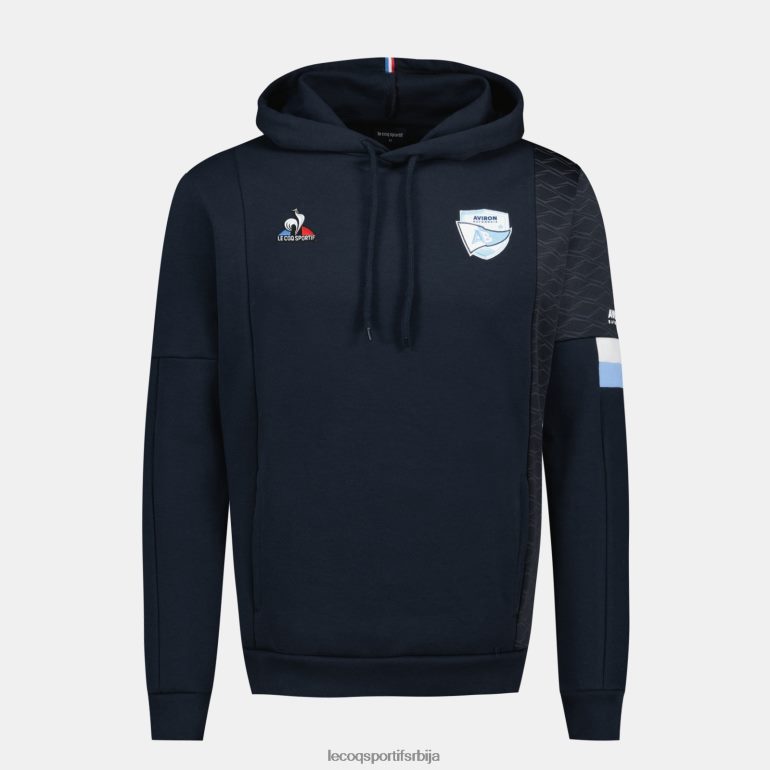 мушкарци Le Coq Sportif дуксерица са капуљачом плава одећу LVZN2D29