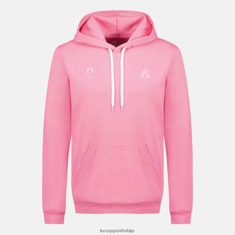 мушкарци Le Coq Sportif дуксерица са капуљачом розе одећу LVZN2D30