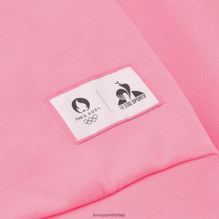 мушкарци Le Coq Sportif дуксерица са капуљачом розе одећу LVZN2D30