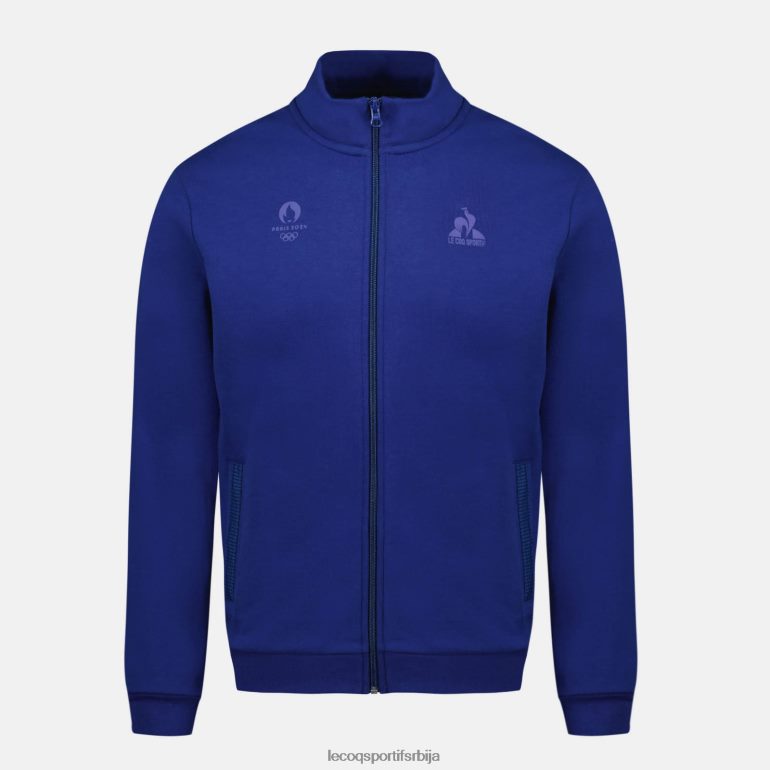 мушкарци Le Coq Sportif дуксерица плава са патентним затварачем одећу LVZN2D32