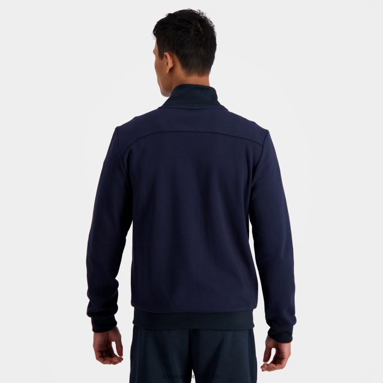 мушкарци Le Coq Sportif дуксерица плава са патентним затварачем одећу LVZN2D34