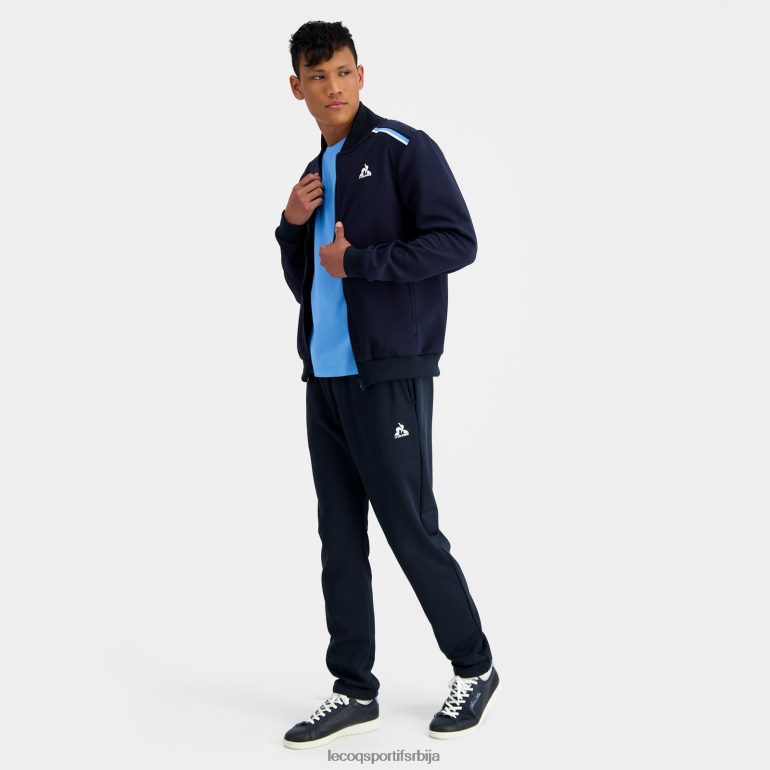 мушкарци Le Coq Sportif дуксерица плава са патентним затварачем одећу LVZN2D34