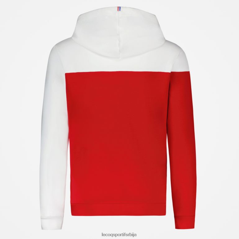 мушкарци Le Coq Sportif дуксерица са капуљачом црвена одећу LVZN2D435