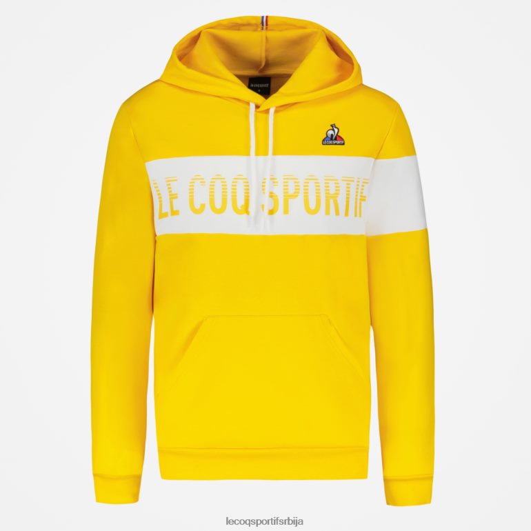 мушкарци Le Coq Sportif дуксерица са капуљачом жута одећу LVZN2D438