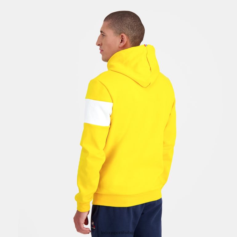 мушкарци Le Coq Sportif дуксерица са капуљачом жута одећу LVZN2D438