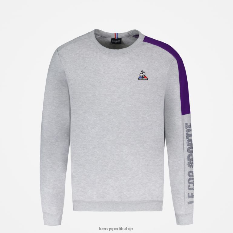 мушкарци Le Coq Sportif дуксерица сива одећу LVZN2D443
