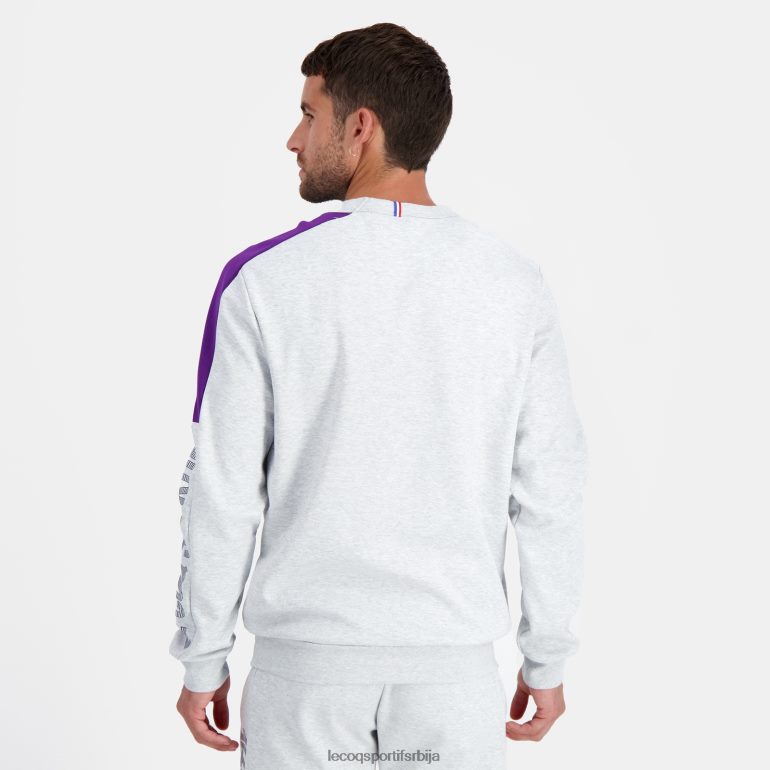 мушкарци Le Coq Sportif дуксерица сива одећу LVZN2D443