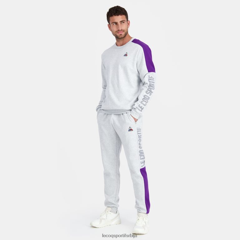 мушкарци Le Coq Sportif дуксерица сива одећу LVZN2D443