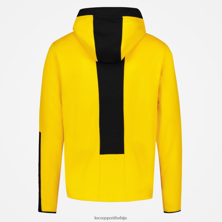 мушкарци Le Coq Sportif дуксерица са капуљачом жута одећу LVZN2D451
