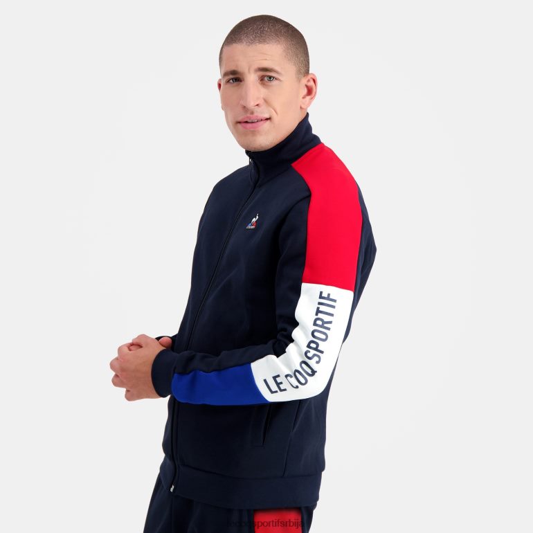 мушкарци Le Coq Sportif дуксерица плава са патентним затварачем одећу LVZN2D455