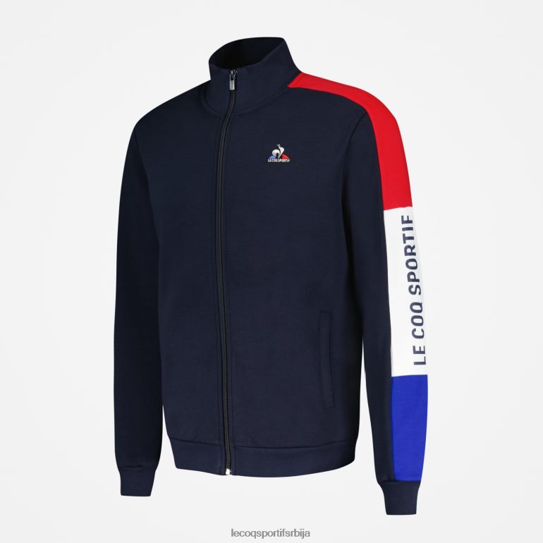мушкарци Le Coq Sportif дуксерица плава са патентним затварачем одећу LVZN2D455