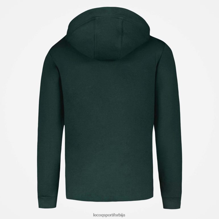 мушкарци Le Coq Sportif дуксерица са капуљачом и зеленим патент затварачем одећу LVZN2D462