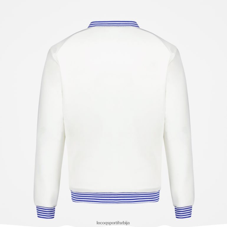 мушкарци Le Coq Sportif дуксерица са патентним затварачем бела одећу LVZN2D472
