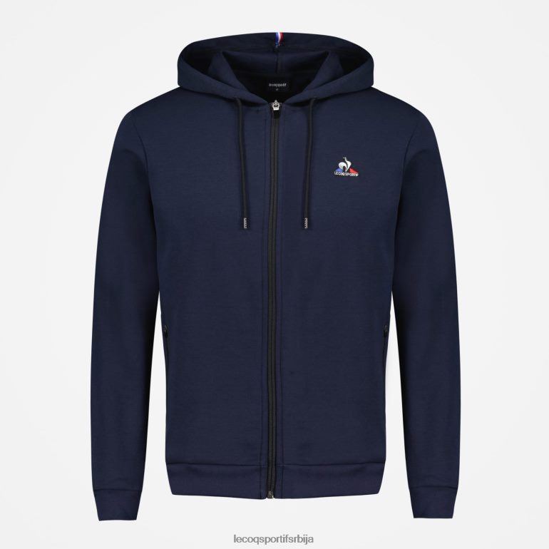 мушкарци Le Coq Sportif дуксерица са капуљачом и плавим патентним затварачем одећу LVZN2D47