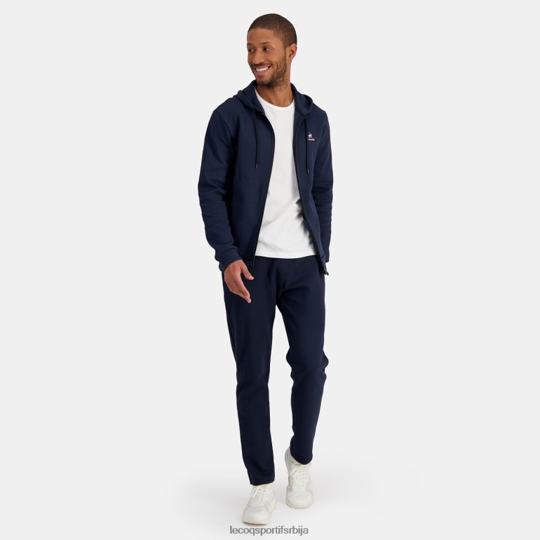 мушкарци Le Coq Sportif дуксерица са капуљачом и плавим патентним затварачем одећу LVZN2D47