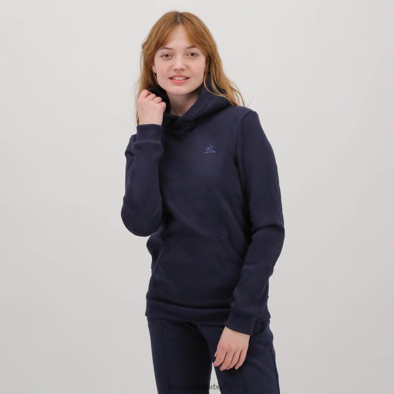 мушкарци Le Coq Sportif дуксерица са капуљачом плава одећу LVZN2D494