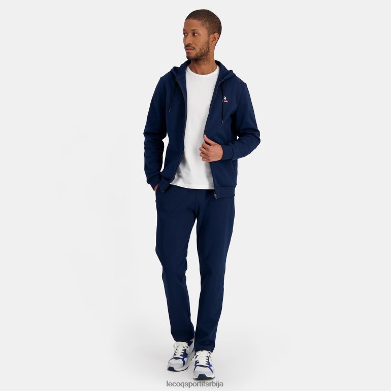 мушкарци Le Coq Sportif дуксерица са капуљачом и плавим патентним затварачем одећу LVZN2D49