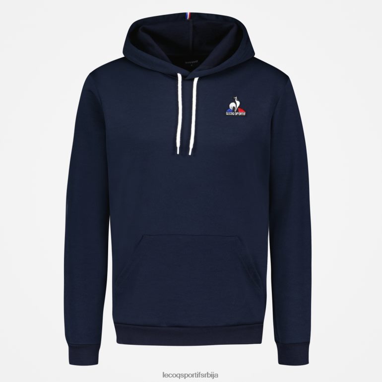 мушкарци Le Coq Sportif дуксерица са капуљачом плава одећу LVZN2D4