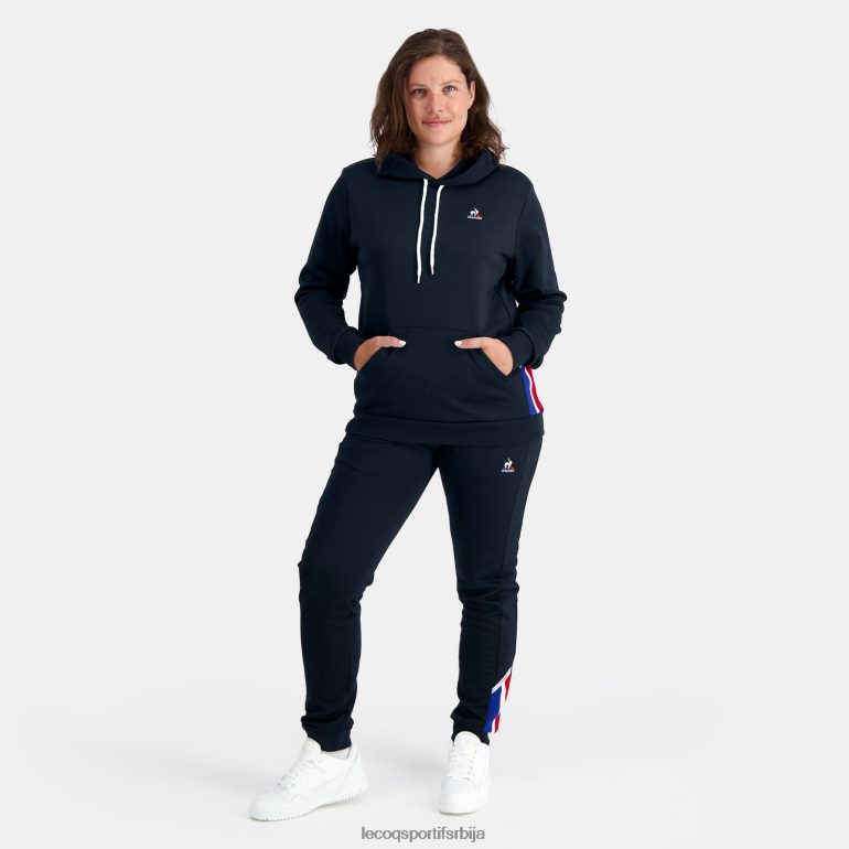 мушкарци Le Coq Sportif дуксерица са капуљачом плава одећу LVZN2D4