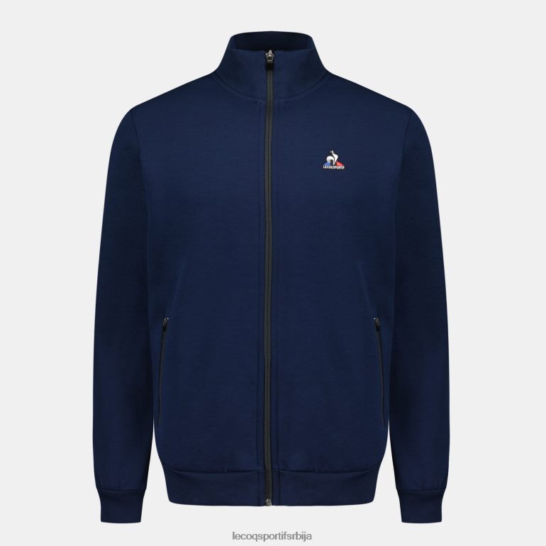 мушкарци Le Coq Sportif дуксерица плава са патентним затварачем одећу LVZN2D52