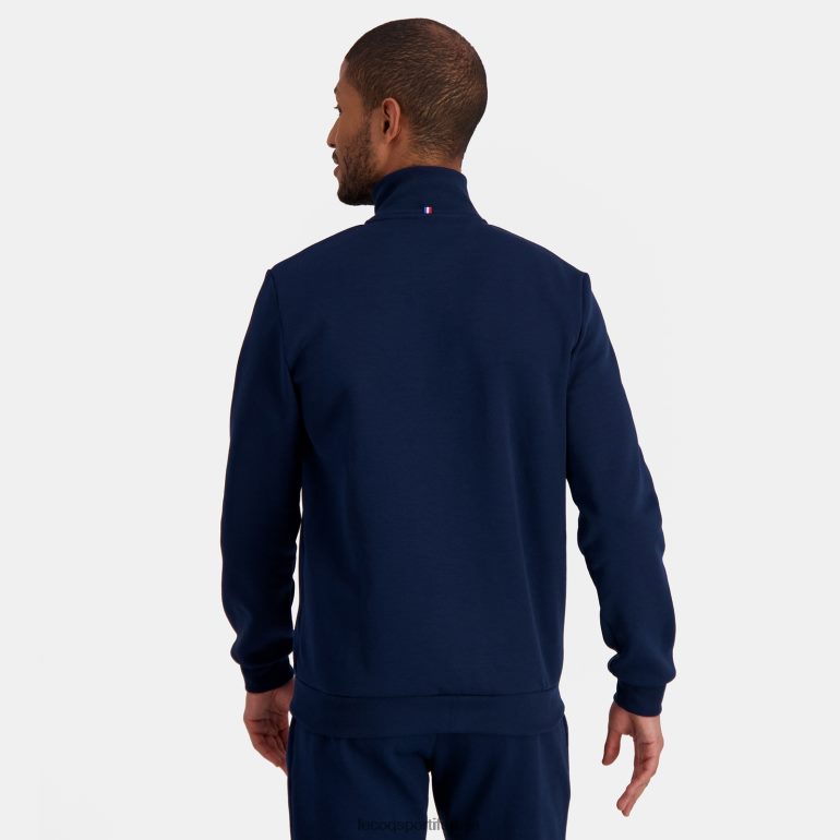 мушкарци Le Coq Sportif дуксерица плава са патентним затварачем одећу LVZN2D52