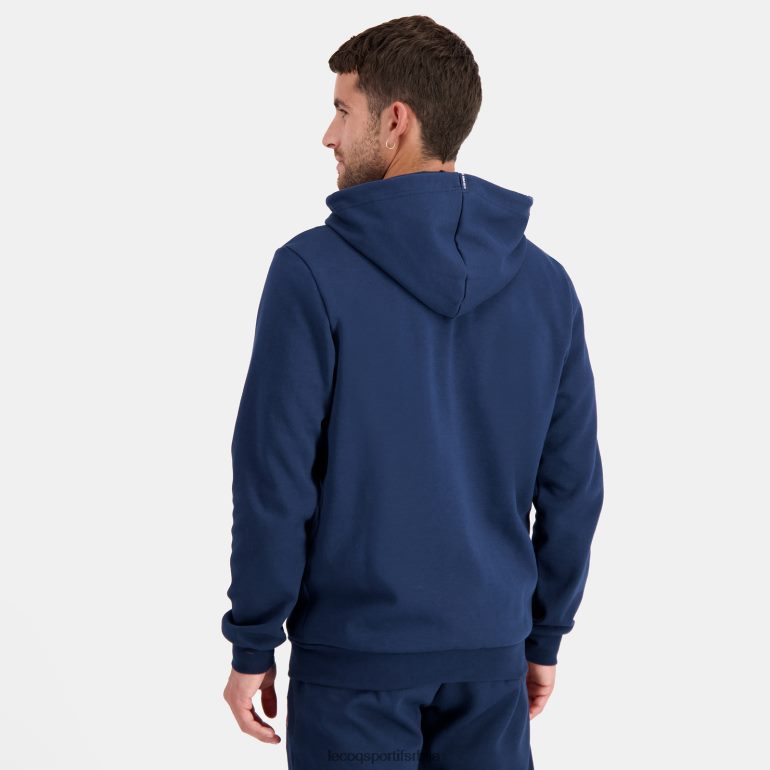 мушкарци Le Coq Sportif дуксерица са капуљачом и плавим патентним затварачем одећу LVZN2D55
