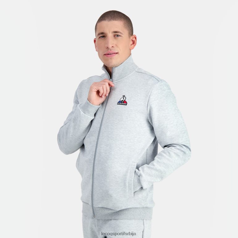 мушкарци Le Coq Sportif дуксерица сива са патентним затварачем одећу LVZN2D57