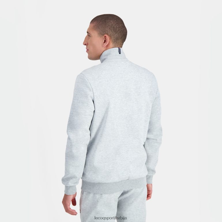 мушкарци Le Coq Sportif дуксерица сива са патентним затварачем одећу LVZN2D57