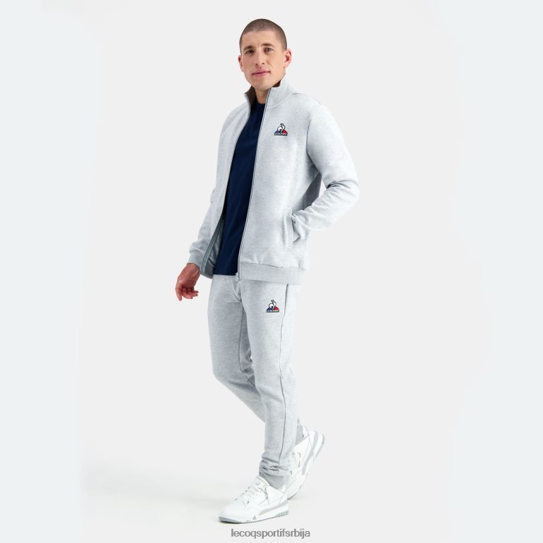 мушкарци Le Coq Sportif дуксерица сива са патентним затварачем одећу LVZN2D57