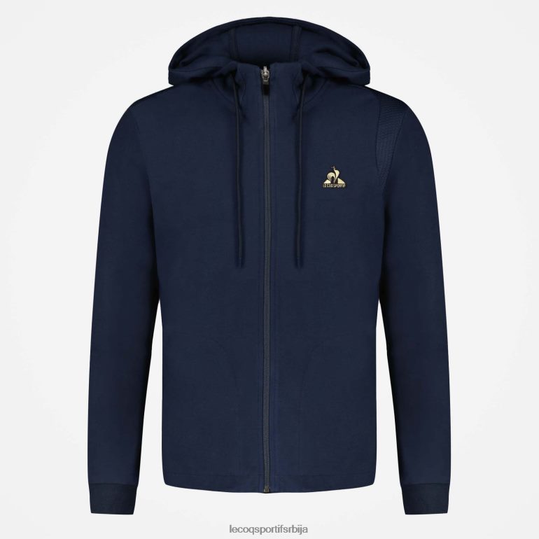 мушкарци Le Coq Sportif дуксерица са капуљачом и плавим патентним затварачем одећу LVZN2D69